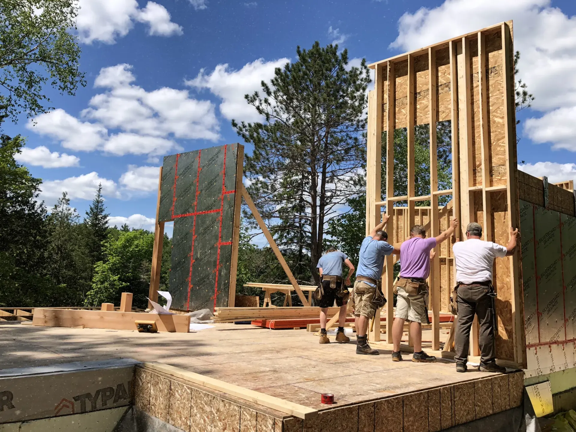 Lakeside Construction Management custom build on an Ontario lake