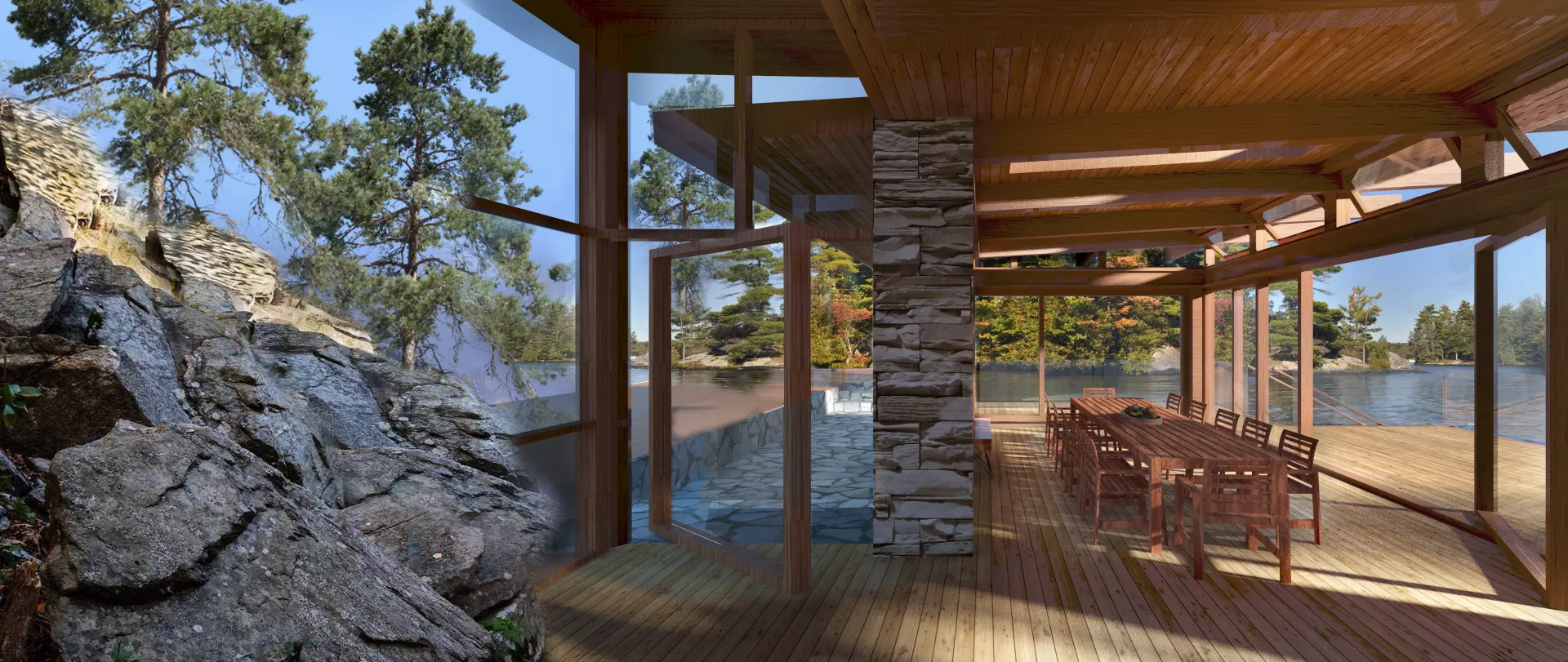 Kawartha Lake Cottage, interior